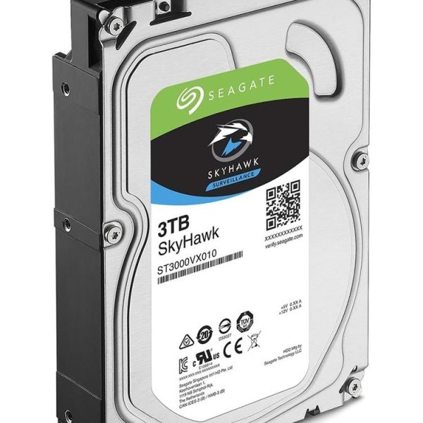 Seagate 3TB SkyHawk ST3000VX010 3.5" 5900 RPM 64 MB SATA 3 PC Harddisk (İthalat)
