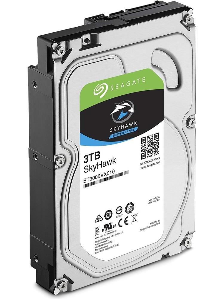 99806 Seagate 3TB SkyHawk ST3000VX010 3.5" 5900 RPM 64 MB SATA 3 PC Harddisk (İthalat) - Görsel 1