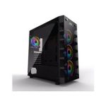 PowerBoost X59RGB-650W 80+ USB 3.0 Tempered Glass 6 x RGB Fanlı Gaming Kasa (JBST-X59RGB-650) - Görsel 2
