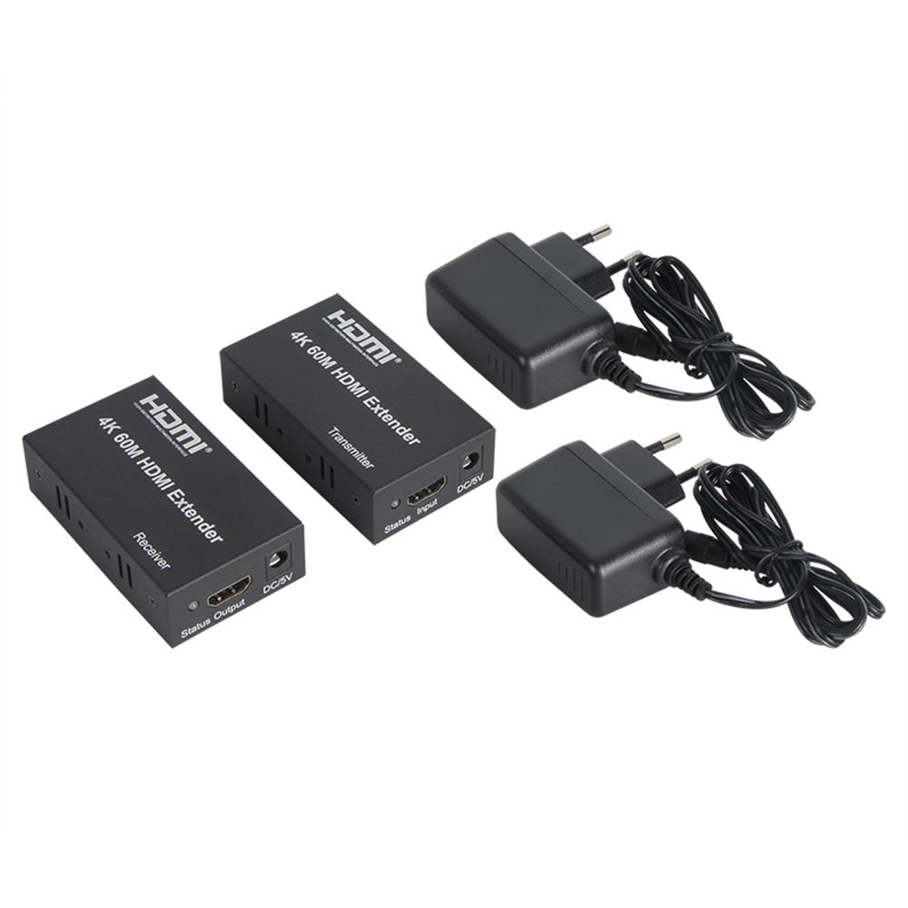 99918 Vcom DD471 Hdmi RJ45 4K@30HZ Extender Metal 60m Uzatıcı - Görsel 1